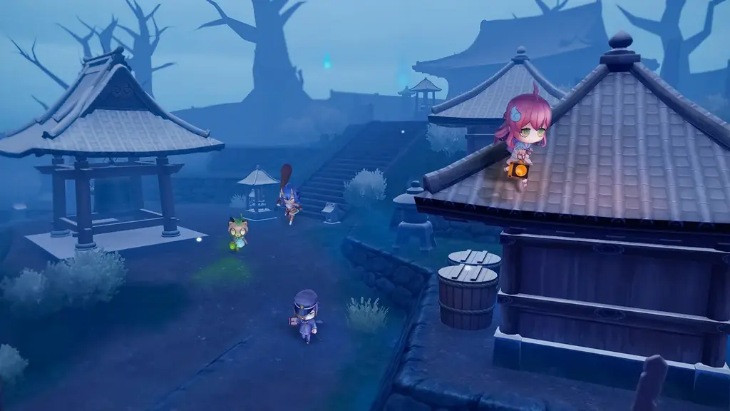 Nintendo Switch™ 2 専用ソフト『オバケイドロ２』本日2月12日18:00より「冬模様マップ」第1弾を期間限定配信！オバケの世界が雪景色に変化！ 画像 4