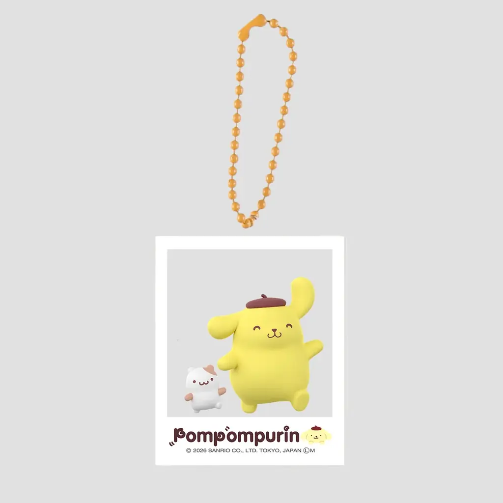キャラクターとのおでかけ気分を楽しめるキーホルダーに、デビュー30周年を迎えたポムポムプリンのコレクションが新登場！全国のカプセルトイ自販機にて2026年2月中旬より順次発売 画像 4