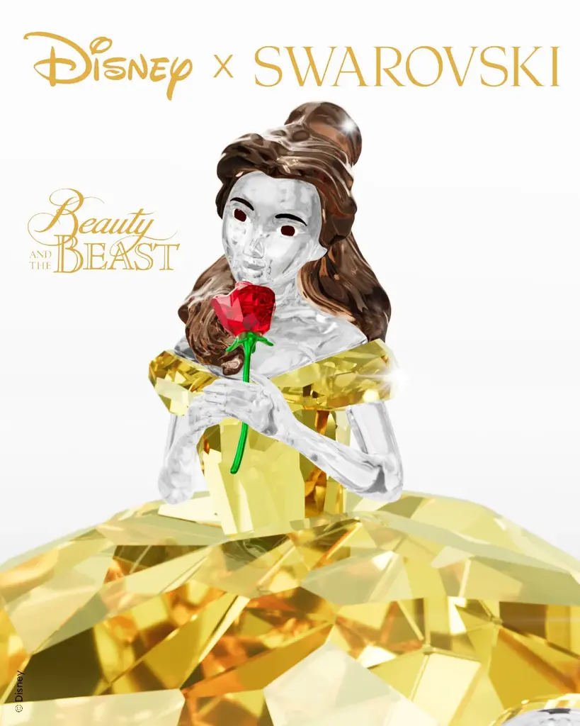 Disney と Swarovski、『美女と野獣』新作オブジェを発表 画像 1