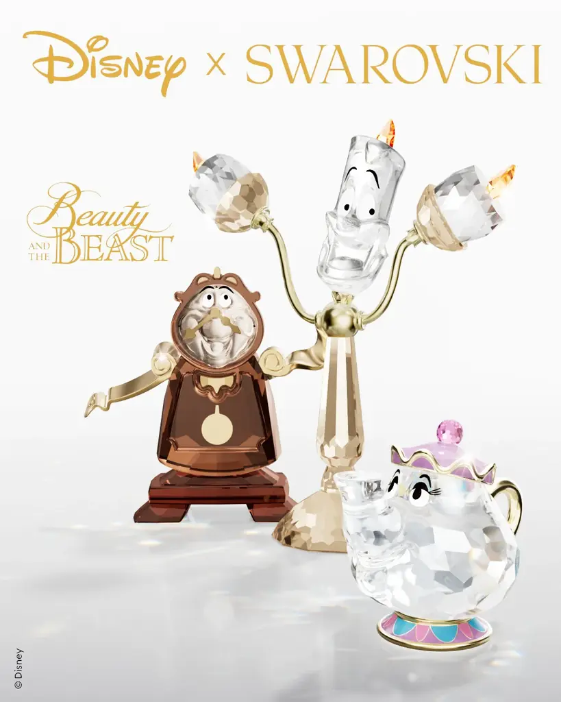Disney と Swarovski、『美女と野獣』新作オブジェを発表 画像 2