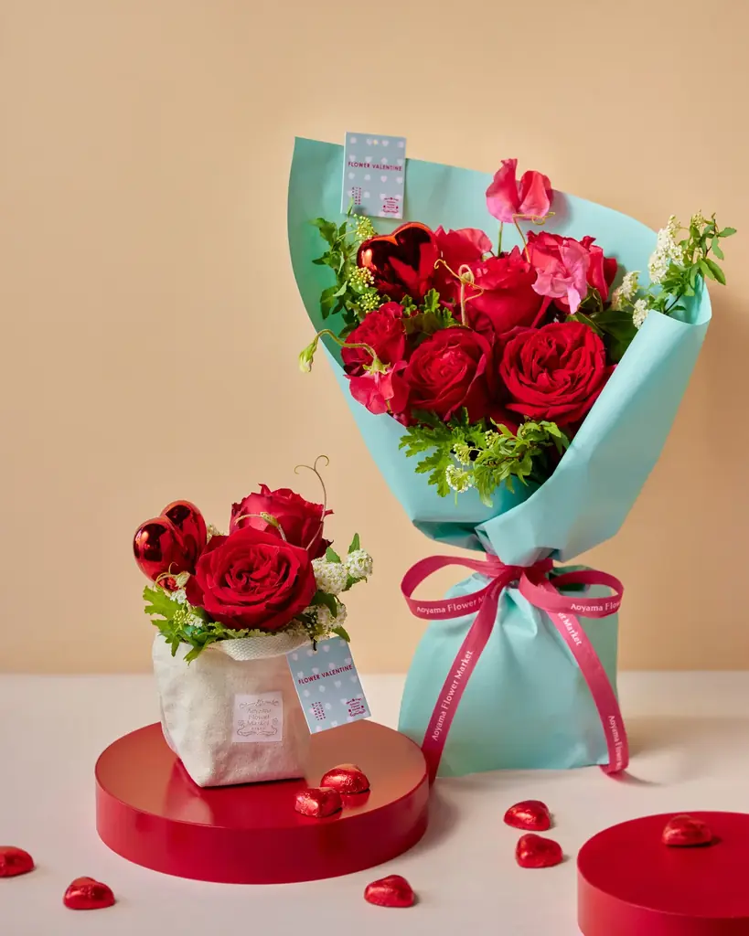 バレンタインに花を贈る男性が増加中。青山フラワーマーケットが提案する限定フラワーギフト！ 画像 1