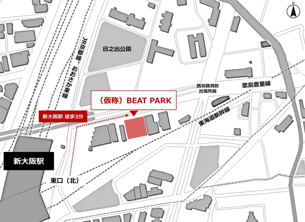 ロッテ初、ライブ・エンターテインメント事業本格参入　新大阪にてライブハウス「BEAT PARK」着工 画像 5
