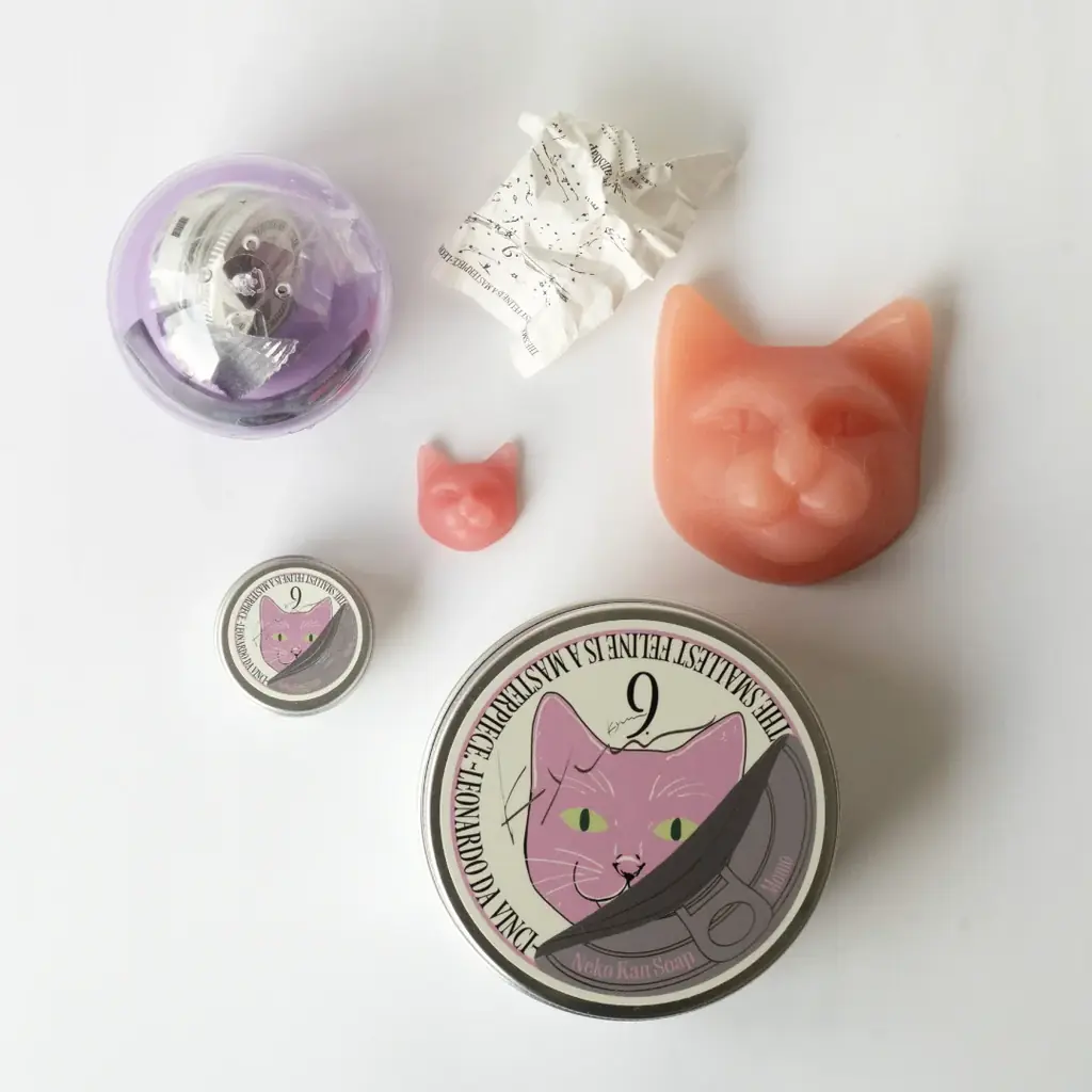 猫の日＜2月22日＞ニャンニャンニャンを祝う漆黒の輝き。昨年大好評を博した、竹炭を贅沢に使用した黒猫ソープ『9.kyuu ネコ缶SOAP《炭黒》』が数量限定でカムバック。 画像 11