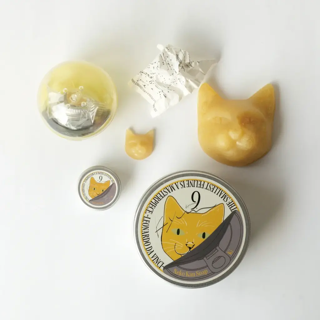 猫の日＜2月22日＞ニャンニャンニャンを祝う漆黒の輝き。昨年大好評を博した、竹炭を贅沢に使用した黒猫ソープ『9.kyuu ネコ缶SOAP《炭黒》』が数量限定でカムバック。 画像 8