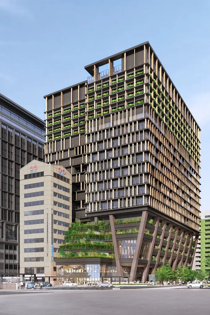 福岡・天神の新ランドマーク「（仮称）天神1-7計画」に、最高級ブランド「シグネチャー」が2027年夏〜秋に開業予定 画像 3