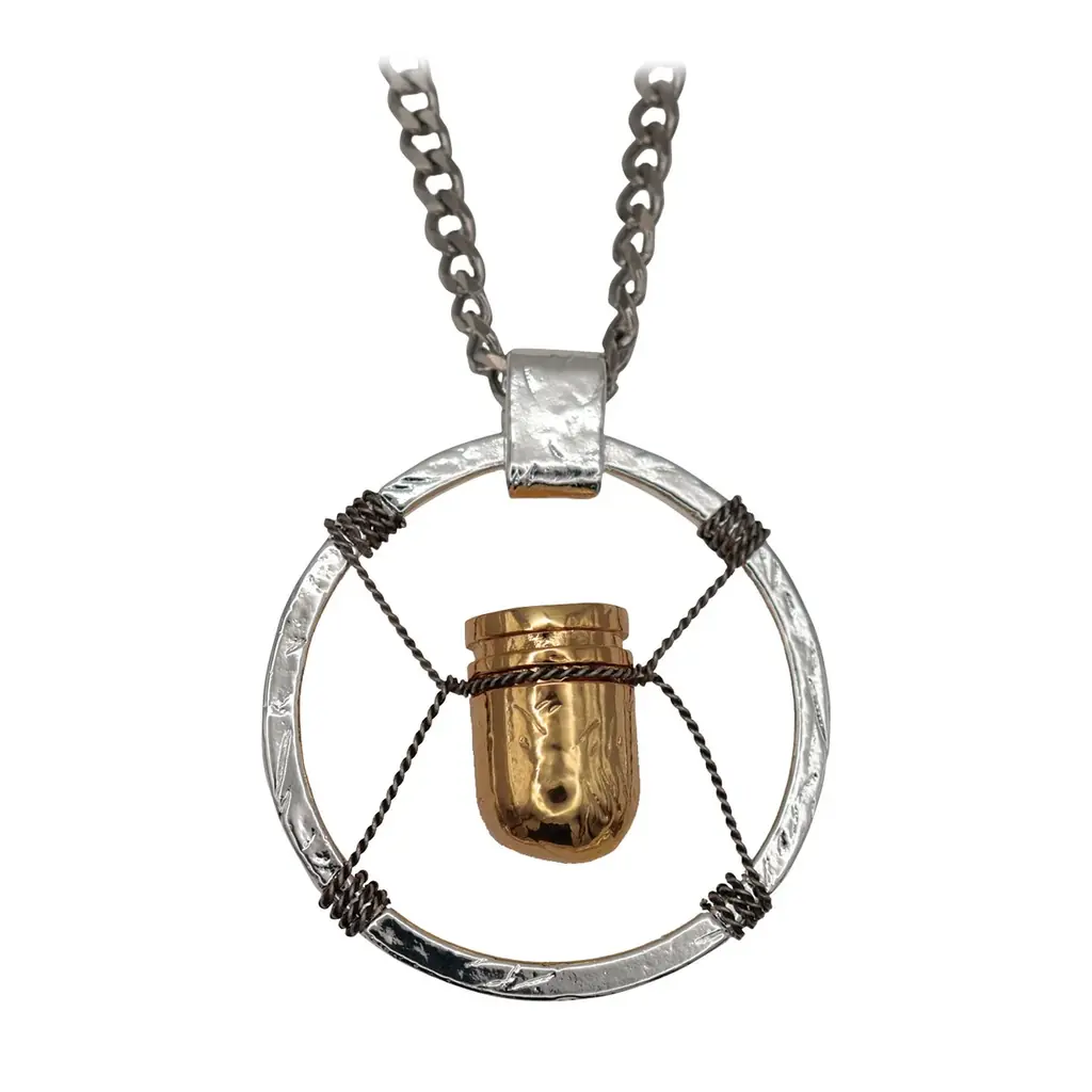 『サイバーパンク2077』公式ライセンスアクセサリー「シルバーメッキ仕上げVの弾丸ネックレス」2026年9月下旬発売予定！ 画像 2