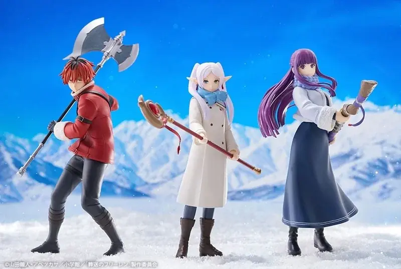 TVアニメ『葬送のフリーレン』より、「フリーレン」「シュタルク」「フェルン」が『OSHI WORKS』で立体化。あみあみにて、それぞれ予約受付中。 画像 1