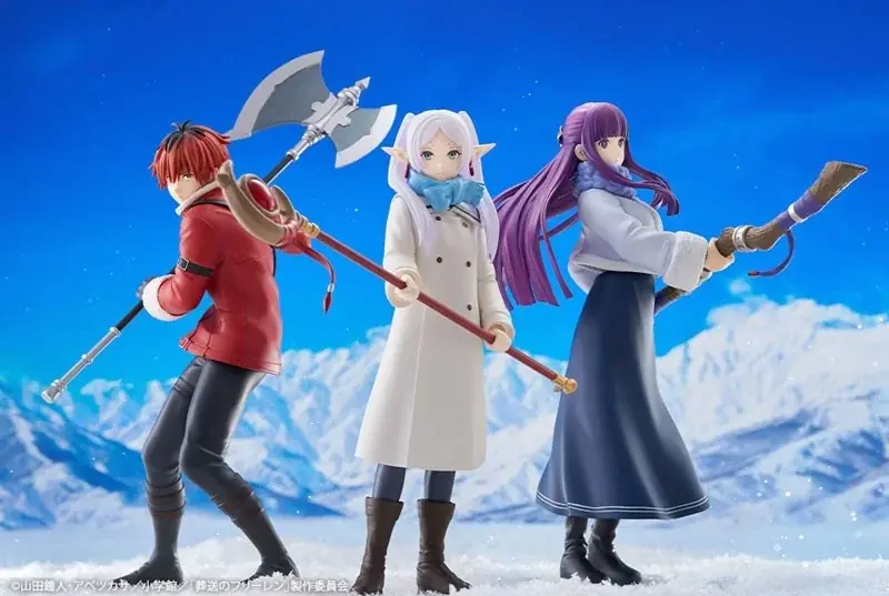 TVアニメ『葬送のフリーレン』より、「フリーレン」「シュタルク」「フェルン」が『OSHI WORKS』で立体化。あみあみにて、それぞれ予約受付中。 画像 2