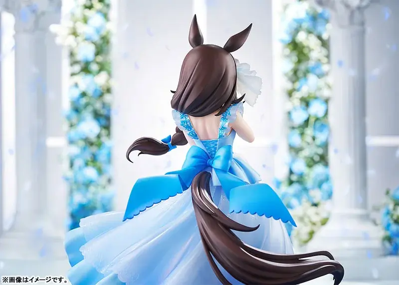 ゲーム『ウマ娘 プリティーダービー』より、内気で心優しいウマ娘「ライスシャワー」が、ウェディングドレス姿でフィギュア化。 画像 6