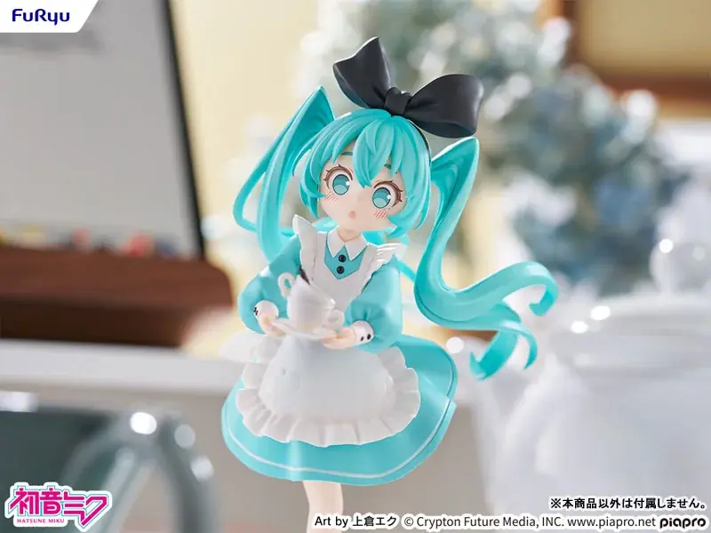 「初音ミク 不思議の国ver.」フィギュアが登場。イラストレーター・上倉エク氏描き下ろしの、おとぎ話をテーマにした3体目。 画像 6