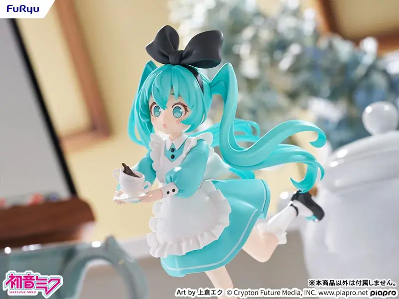 「初音ミク 不思議の国ver.」フィギュアが登場。イラストレーター・上倉エク氏描き下ろしの、おとぎ話をテーマにした3体目。 画像 7