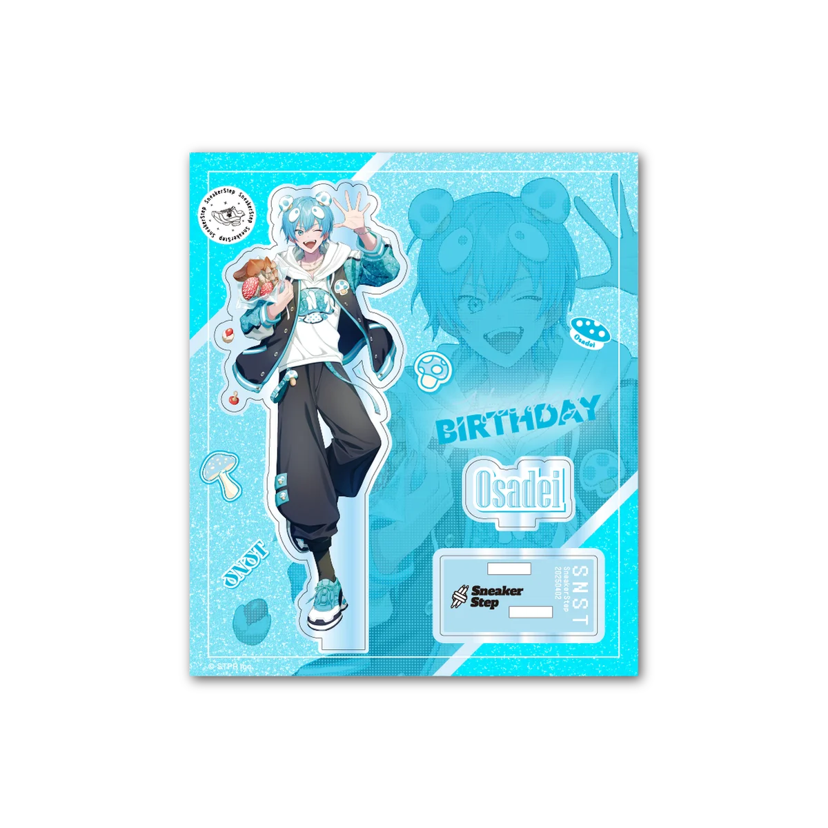 【STPR】おさでい(すにすて)、誕生日の2月13日(金)に描き下ろしイラストによるバースデーグッズの発売スタート！ 画像 3