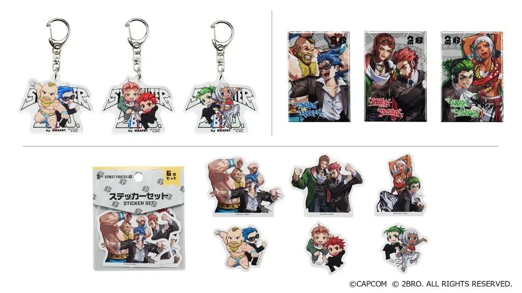 『ストリートファイター 6×2BRO.×GRAPHT』コラボアイテム ラインアップ発表 画像 17