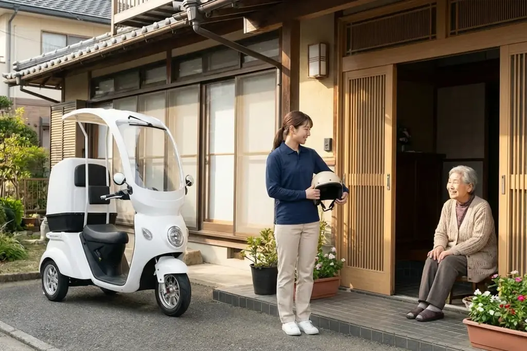 【日本最大級】㈱ブレイズは、介護業界の商談型展示会「東京ケアウィーク’26」に2車種のEVを出展！ 画像 8