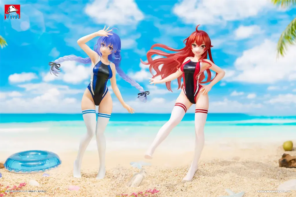 システムサービス「Vivitフィギュア」からアニメ「無職転生Ⅱ ～異世界行ったら本気だす～」ロキシーとエリスが競泳水着姿で登場！ 画像 1