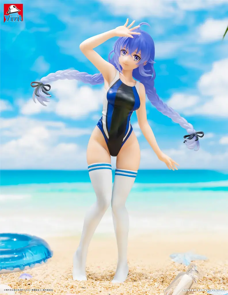 システムサービス「Vivitフィギュア」からアニメ「無職転生Ⅱ ～異世界行ったら本気だす～」ロキシーとエリスが競泳水着姿で登場！ 画像 2