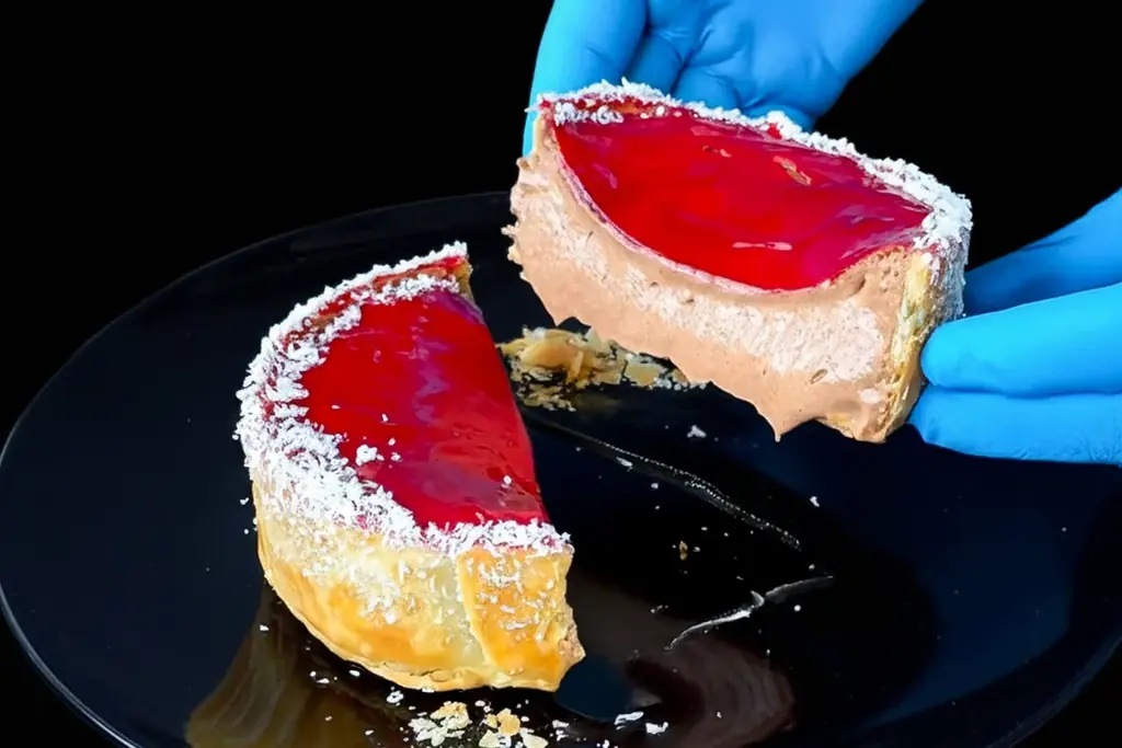 【2/14限定】異次元のザクとろ食感！あの衝撃スイーツ「飲めるチーズタルト」が、ショコラ味でバレンタインに復活！ 画像 7