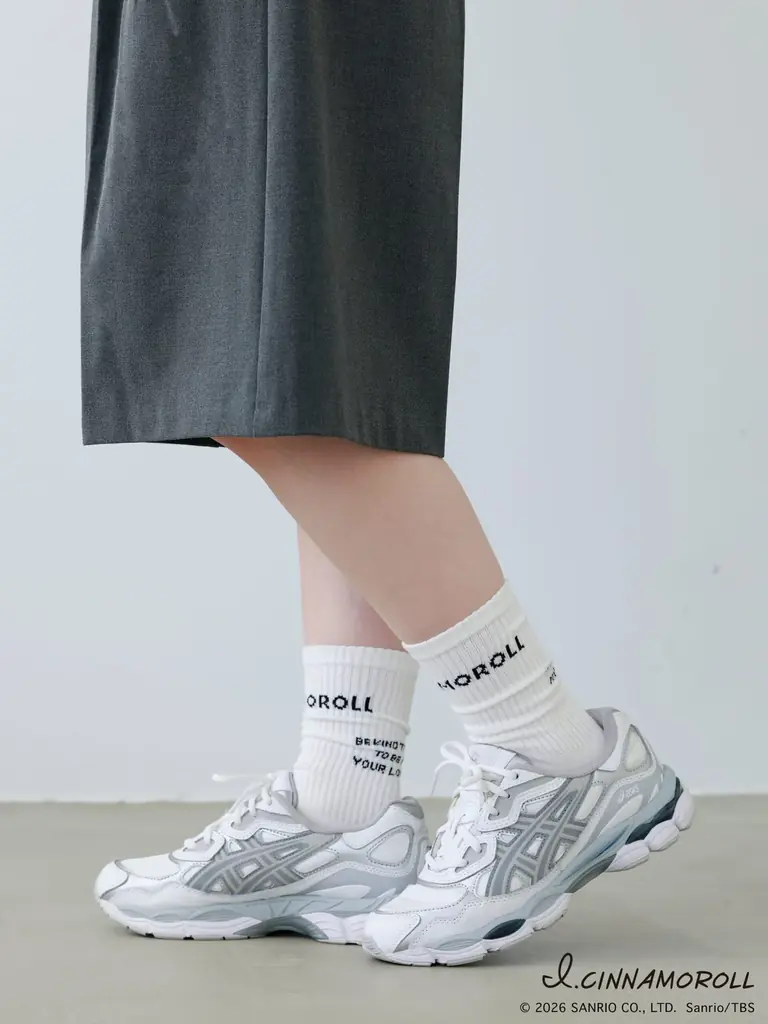 I.CINNAMOROLL×靴下屋コラボ靴下、店舗とオンラインストアで2026年２月20日（金）発売 画像 3