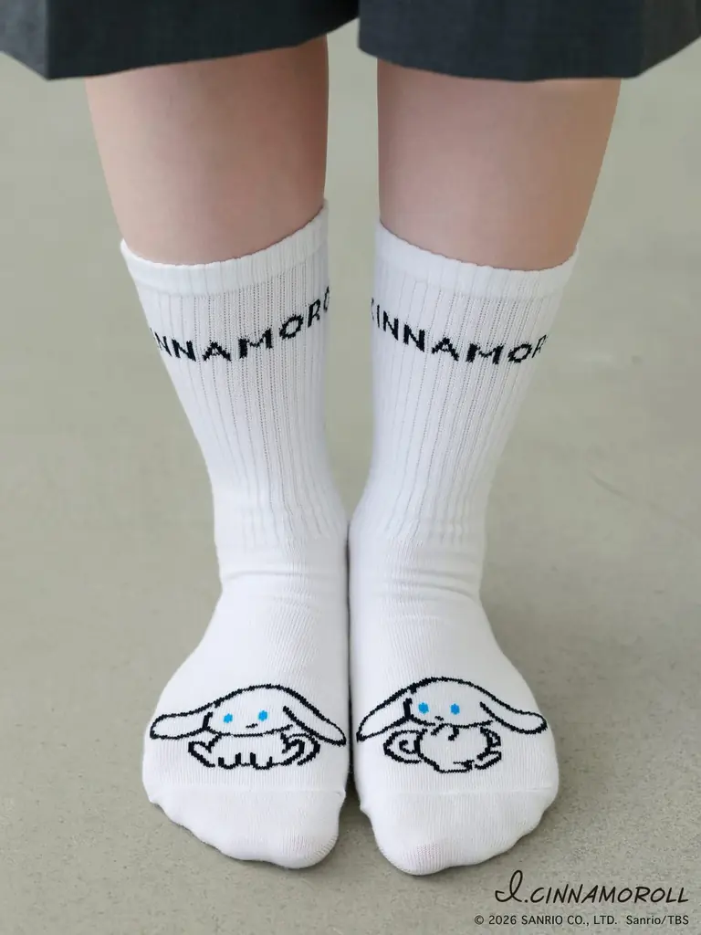 I.CINNAMOROLL×靴下屋コラボ靴下、店舗とオンラインストアで2026年２月20日（金）発売 画像 4
