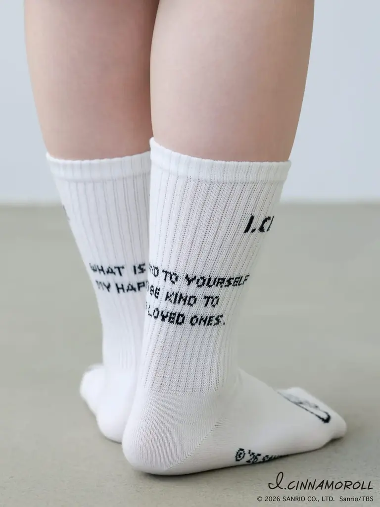 I.CINNAMOROLL×靴下屋コラボ靴下、店舗とオンラインストアで2026年２月20日（金）発売 画像 5