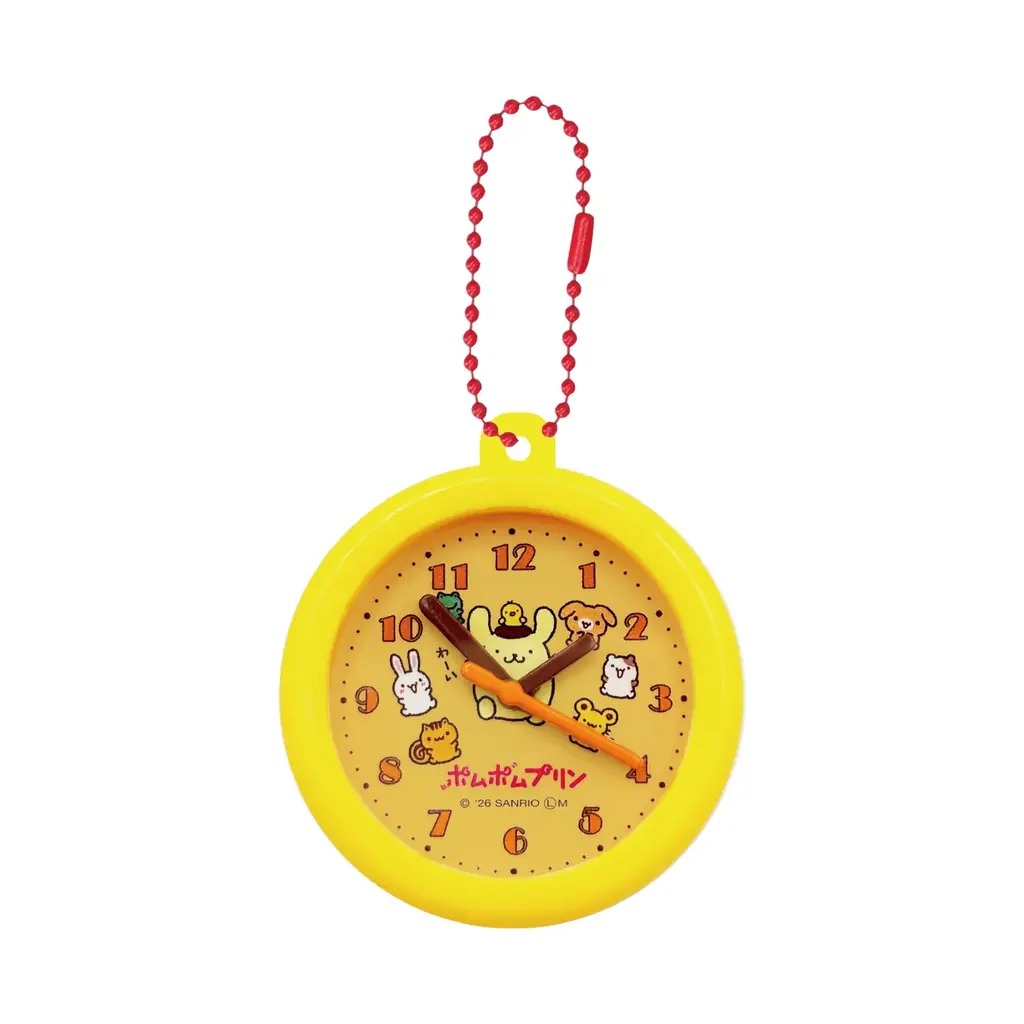 サンリオキャラクターズデザインのレトロなアイテム2種が、全国のカプセルトイ自販機に新登場！「レッスンバッグミニキーホルダー」と「壁掛け時計風クリップキーホルダー」が、2026年2月中旬より順次発売！ 画像 10