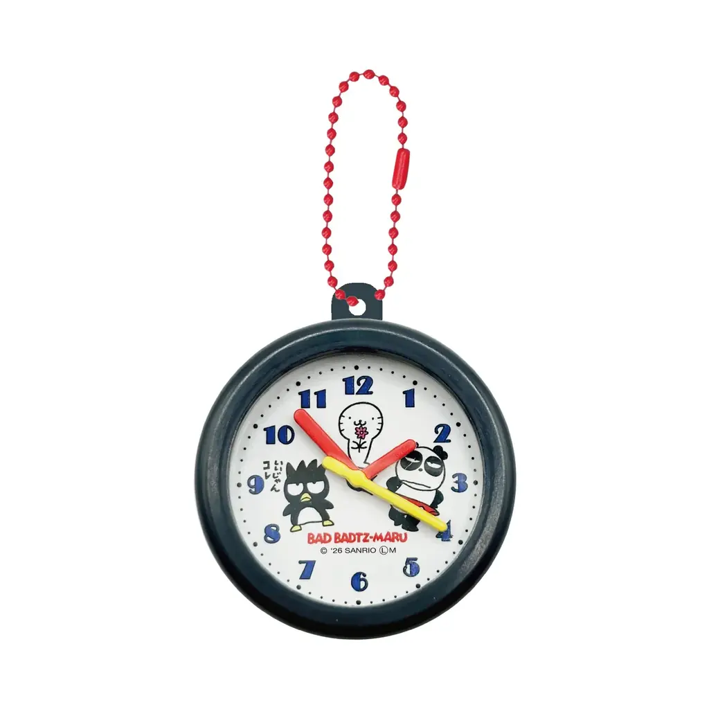 サンリオキャラクターズデザインのレトロなアイテム2種が、全国のカプセルトイ自販機に新登場！「レッスンバッグミニキーホルダー」と「壁掛け時計風クリップキーホルダー」が、2026年2月中旬より順次発売！ 画像 12
