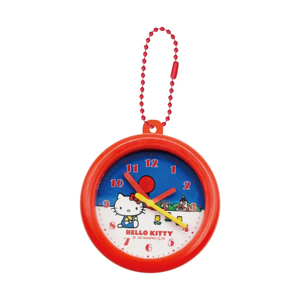 サンリオキャラクターズデザインのレトロなアイテム2種が、全国のカプセルトイ自販機に新登場！「レッスンバッグミニキーホルダー」と「壁掛け時計風クリップキーホルダー」が、2026年2月中旬より順次発売！ 画像 8