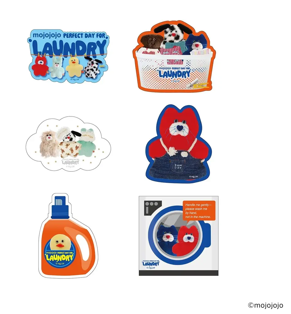 mojojojoコラボに新作が登場！「LAUNDRY」がテーマの新作ステーショナリーを3月7日より全国の書店・雑貨店で発売 画像 3