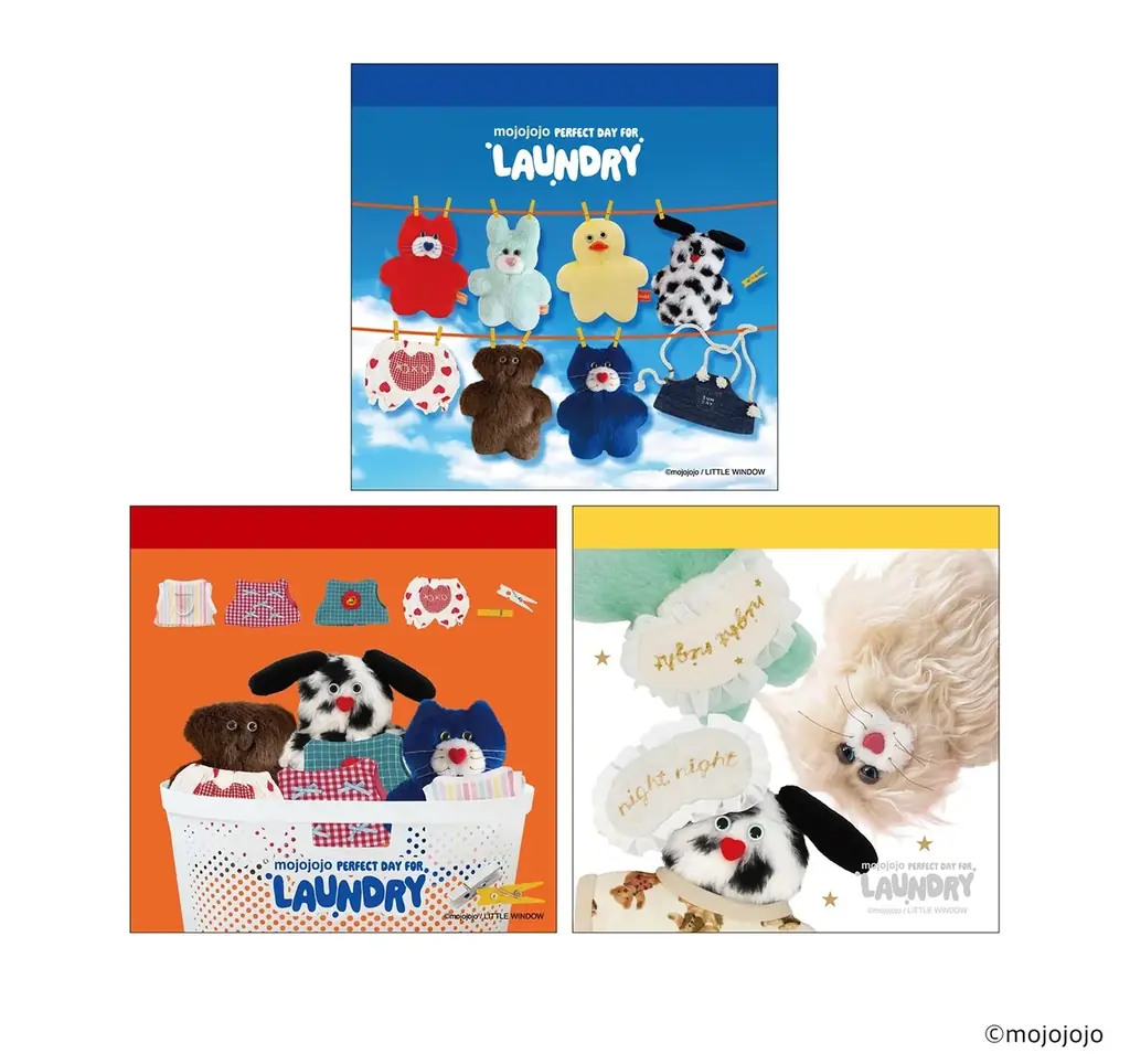 mojojojoコラボに新作が登場！「LAUNDRY」がテーマの新作ステーショナリーを3月7日より全国の書店・雑貨店で発売 画像 5