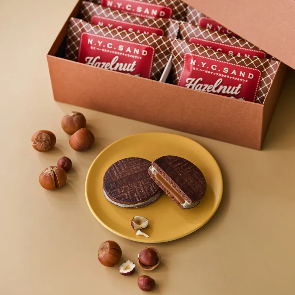 松坂屋上野店にとろとろキャラメルで人気の〈N.Y.C.SAND〉が再登場！「N.Y.ヘーゼルナッツカカオキャラメルサンド」も数量限定販売 画像 3