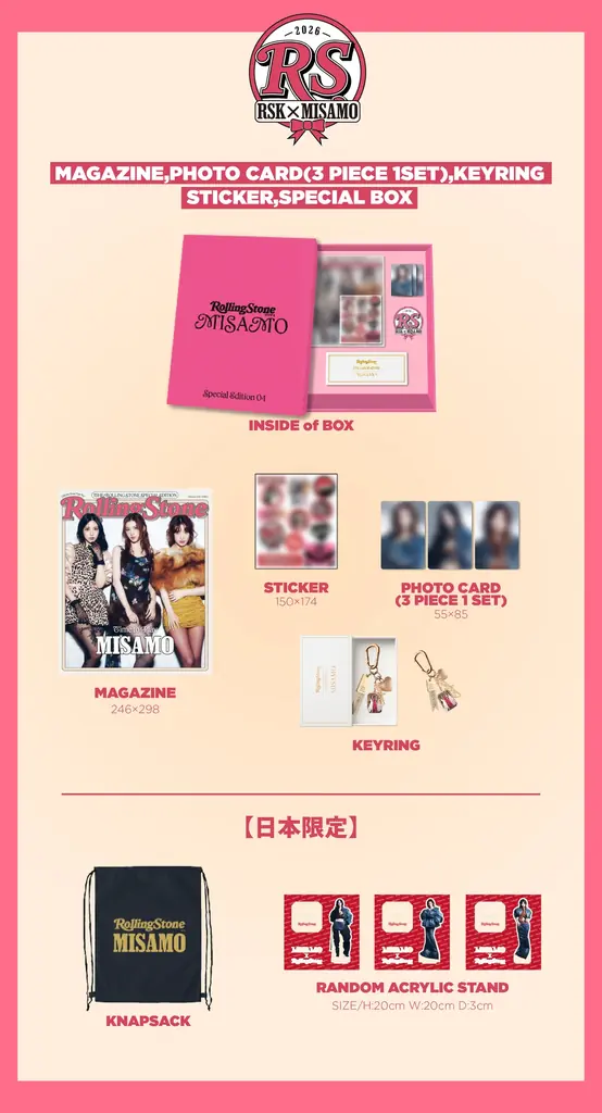 Rolling Stone Korea POP-UP in TOKYO《Rolling Stone Korea×MISAMO》2/21(土)より開催決定！ 画像 2