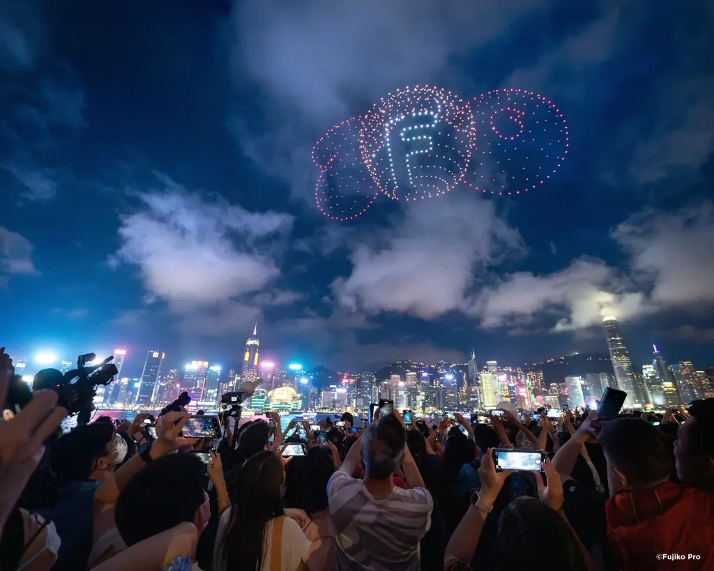 世界７都市を巡った史上最大級のイベント『100％ドラえもん＆フレンズ in 東京』プレイベント日本初上陸のドローンショーが東京の夜空を彩る『100％ドラえもん＆フレンズ ドローンショー』開催決定！ 画像 4