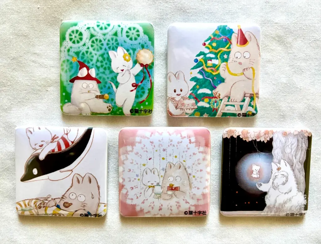 猫十字社『小さなお茶会』オリジナルグッズ、2/14（土）より「猫の横丁オンラインショップ」 にて販売開始！　タンブラーやステーショナリーなどキュートな商品が多彩！　複製原画（受注生産）の購入も受付 画像 5