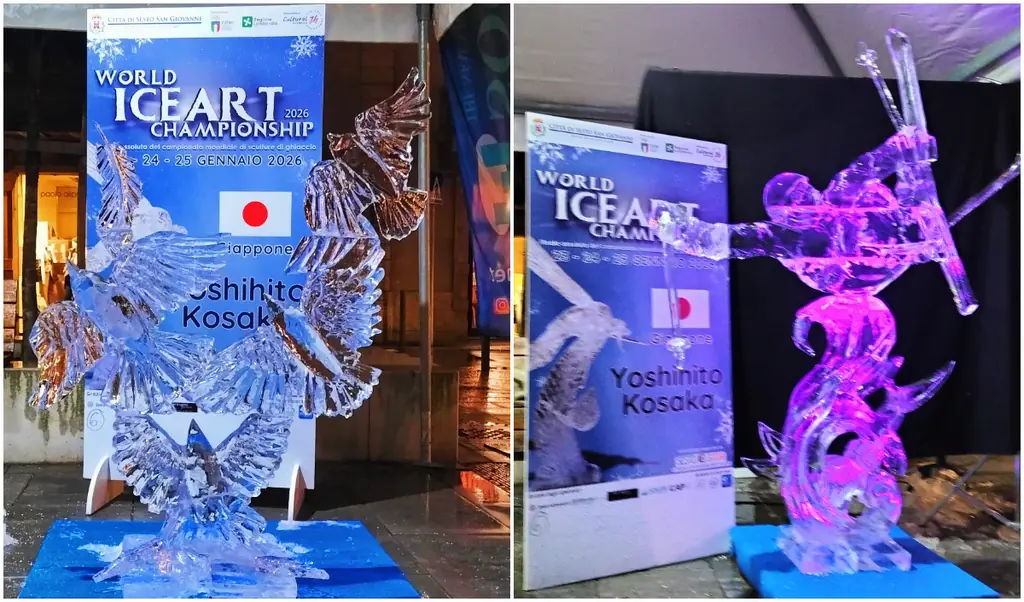 ムーミンバレーパーク初の氷彫刻展示を開催！世界大会で活躍する彫刻師によるアイスカービングのライブパフォーマンスに来園者が魅了 画像 6