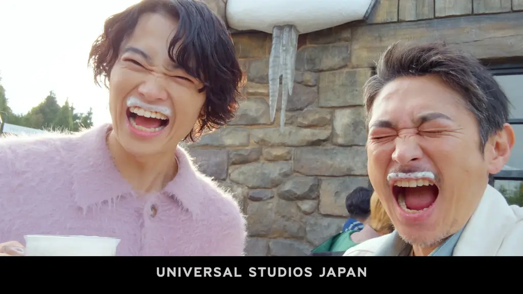 窪塚洋介さん、愛流さんが親子出演２５周年を迎えるパークで、大はしゃぎ！Vaundy書き下ろしの２５周年テーマソングにあわせ、“知らないジブン”が騒ぎ出す“Discover U!!!”を親子で体現 画像 4