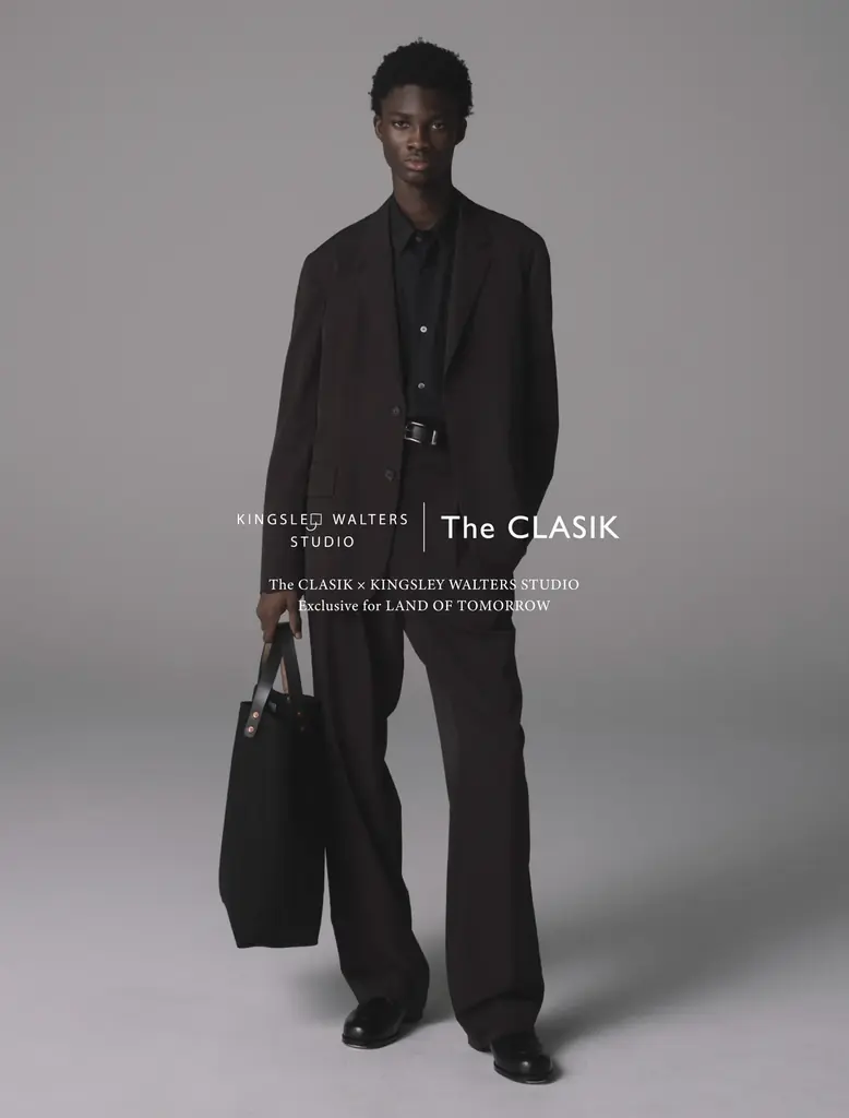 ロンドンを拠点に活動する＜キングスレー ウォルターズ スタジオ＞と普遍的ながら現代的なスタイルを提案する＜ザ クラシック＞にLAND OF TOMORROWが別注したバックを2月20日(金)から発売。 画像 2