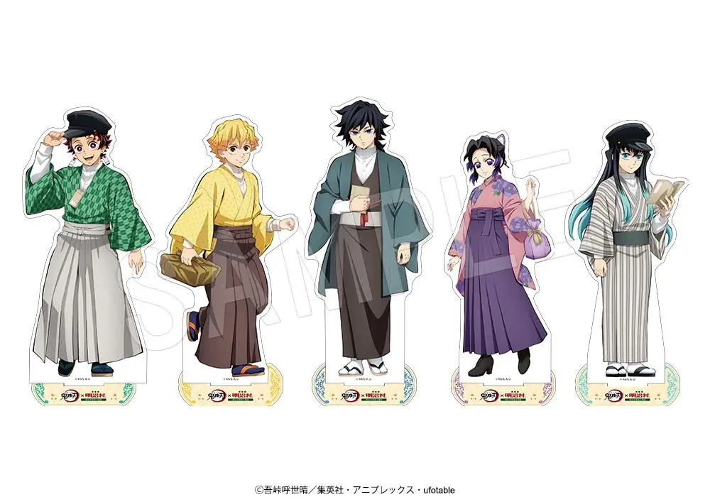 アニメ「鬼滅の刃」×博物館 明治村のコラボイベント『明治村特別任務録』が開催決定！書生服や女学生風姿に着替えた炭治郎たち5人の新規描き下ろしイラストを使用したコラボグッズが多数登場！ 画像 4