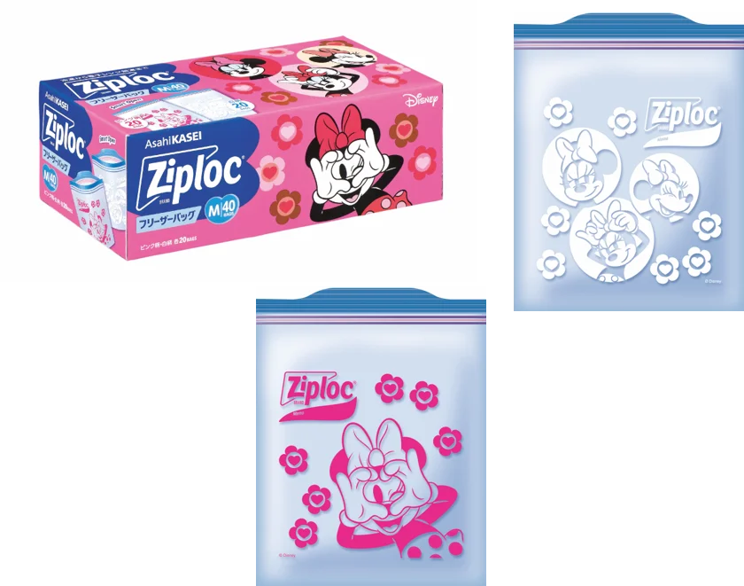 ＜いつもの時間にディズニーの魔法を！＞サランラップ® ・ジップロック®より、春らしい“ミッキー＆フレンズ”デザインが登場！2月16日（月）より数量限定で出荷開始 画像 4