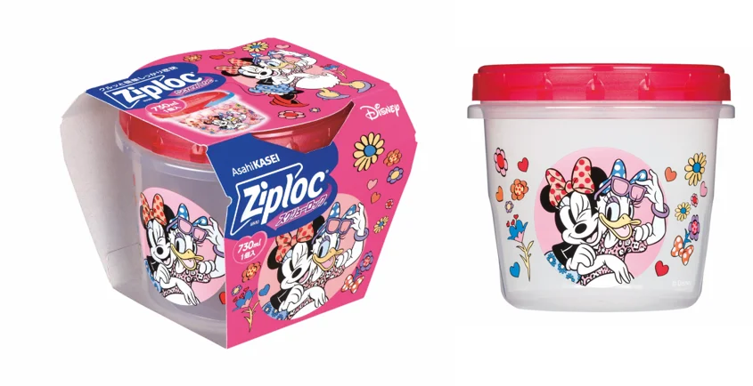 ＜いつもの時間にディズニーの魔法を！＞サランラップ® ・ジップロック®より、春らしい“ミッキー＆フレンズ”デザインが登場！2月16日（月）より数量限定で出荷開始 画像 6