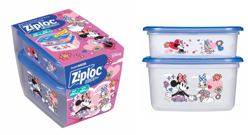＜いつもの時間にディズニーの魔法を！＞サランラップ® ・ジップロック®より、春らしい“ミッキー＆フレンズ”デザインが登場！2月16日（月）より数量限定で出荷開始 画像 7