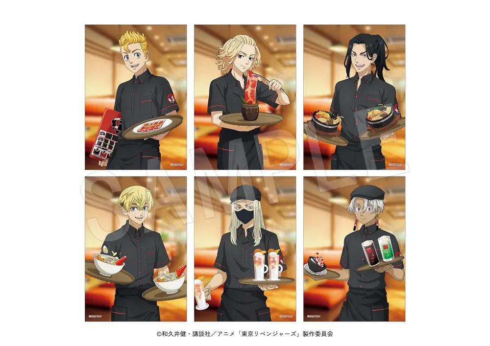 TVアニメ『東京リベンジャーズ』と「焼肉冷麺やまなか家」のコラボレーションが決定！やまなか家の制服を着た武道たち6人の描き下ろしグッズの販売や、ここでしか味わえないスタミナ抜群のコラボメニューが登場！ 画像 10