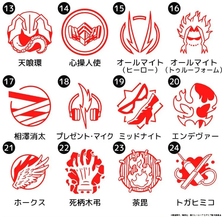 ヒーローの“しるし”を刻印せよ！？「僕のヒーローアカデミア エンブレムスタンプ」の第３弾として、コミックや愛読書の蔵書スタンプにも使える、木彫り＆黒水牛タイプが登場 画像 4