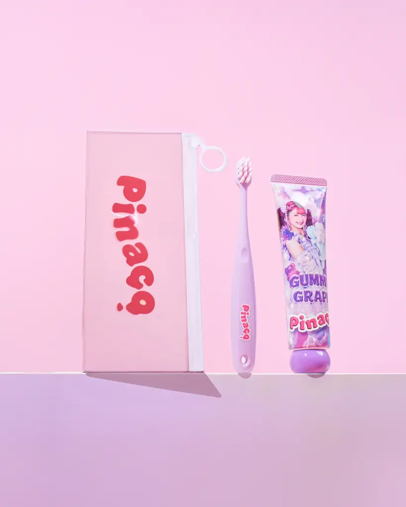 しなこがフルプロデュースするブランド〈 Pinaco(ピナコ）〉から子供向け歯磨き粉が登場！原宿でのコラボ販売も実施。 画像 5