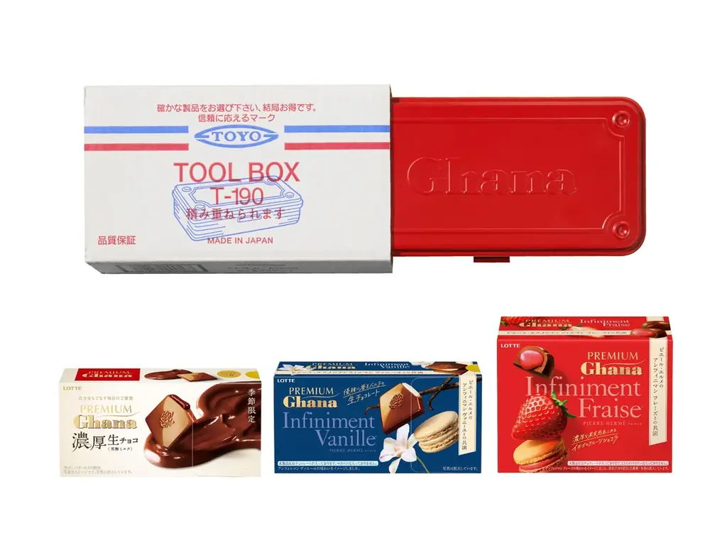 「本物」へのこだわりを感じる「一生モノ」の出会い――ロッテ『Ghana』が老舗工具箱メーカー『東洋スチール』とコラボ！「Ghana×TOYO STEELツールボックスセット」2月20日10時より発売 画像 6