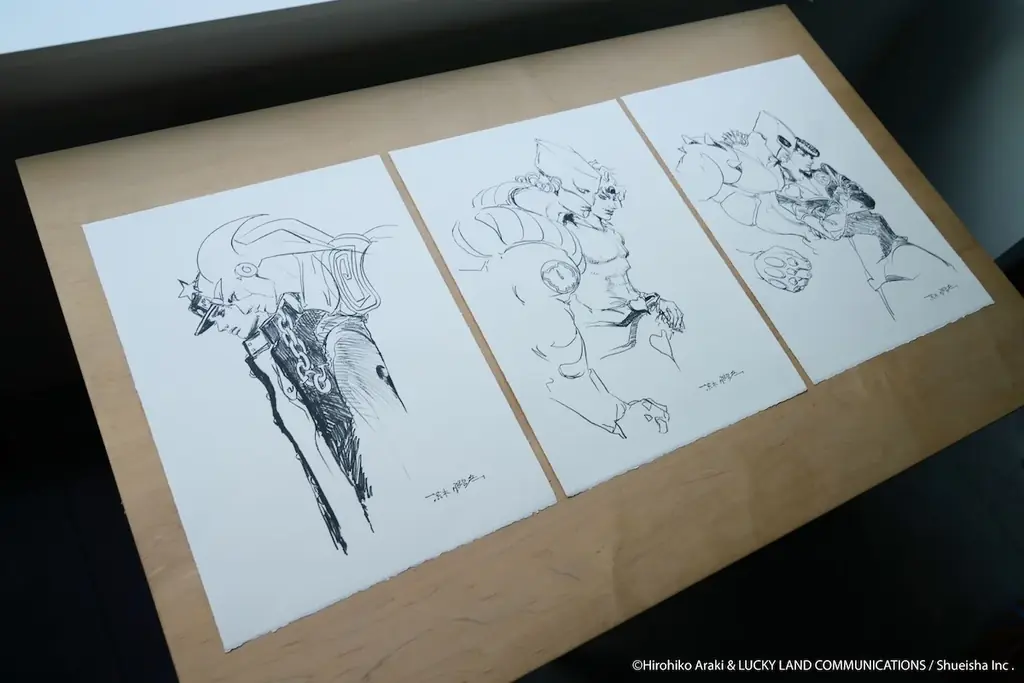 集英社マンガアートヘリテージ、荒木飛呂彦『ジョジョの奇妙な冒険』リトグラフ作品の第一弾を、公式サイトで抽選販売 画像 1