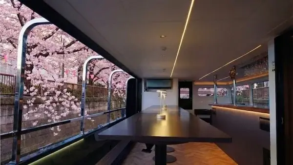 【2026年お花見】目黒川の桜を「水上の特等席」で。グッドデザイン賞受賞船でのBARクルーズや貸切プランが登場｜予約受付開始 画像 3