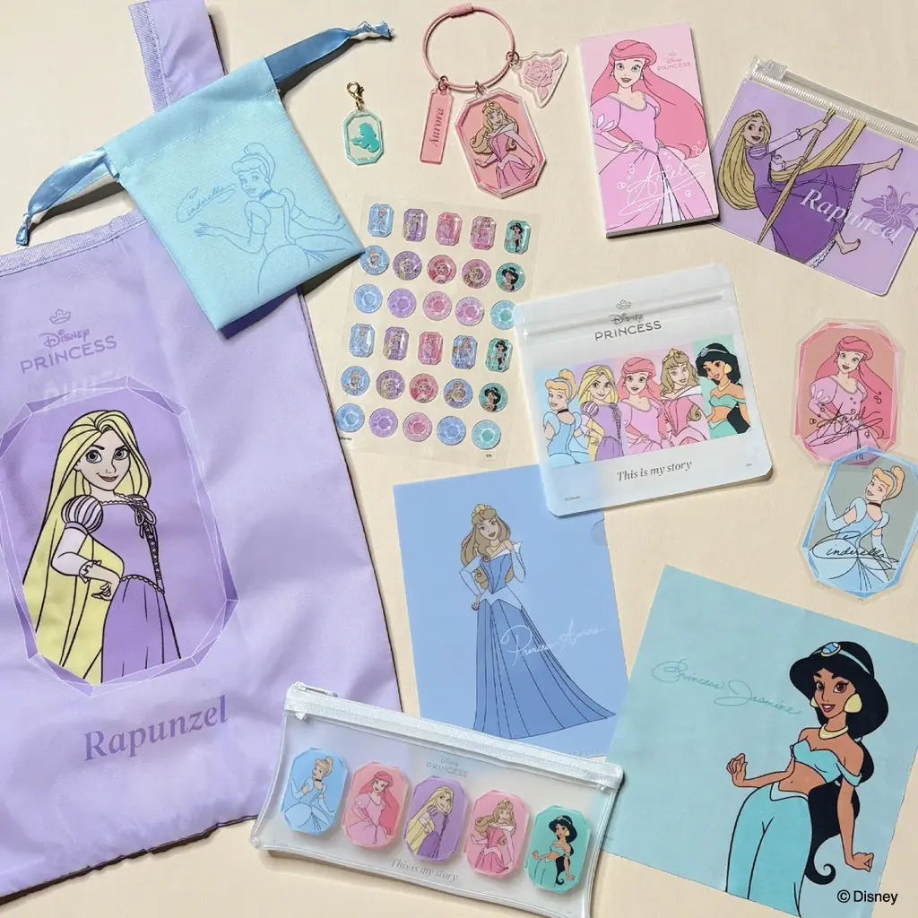 【キャンドゥ】パステルカラーで彩られたディズニープリンセスの商品が登場！ 画像 1
