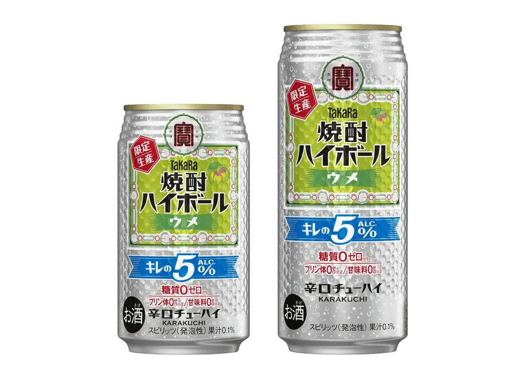キレの５％＜ウメ＞発売