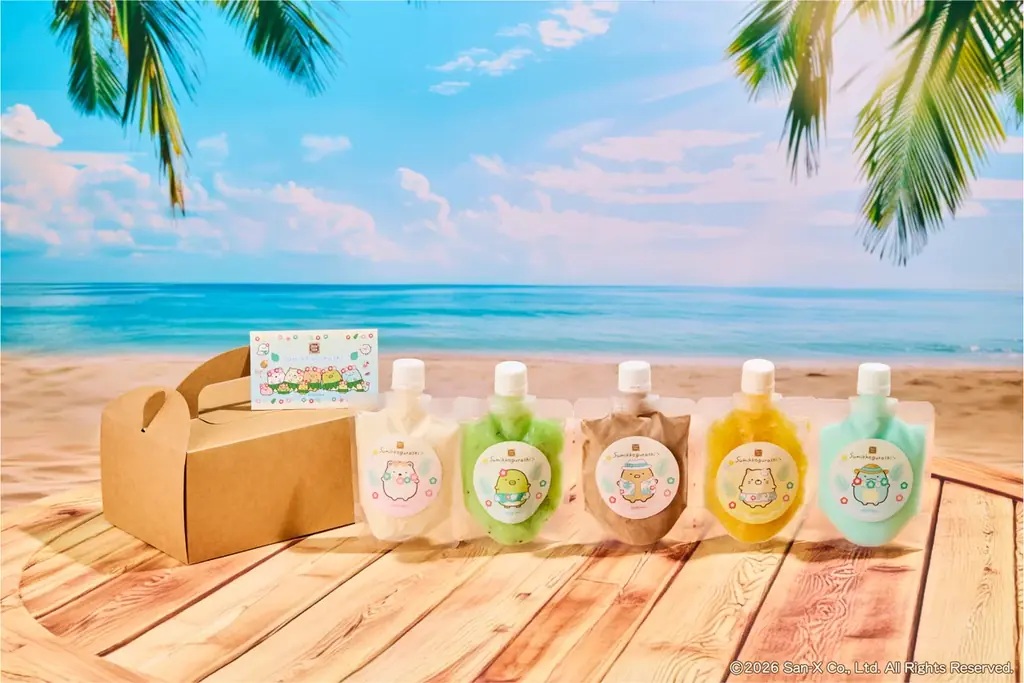 「すみっコぐらし」がリゾート風衣装でアロハテーブルに大集合！「すみっコたちと過ごす、ハワイアンバケーション！」をテーマに、南国ムードあふれるコラボレーションメニューやグッズが登場！ 画像 8
