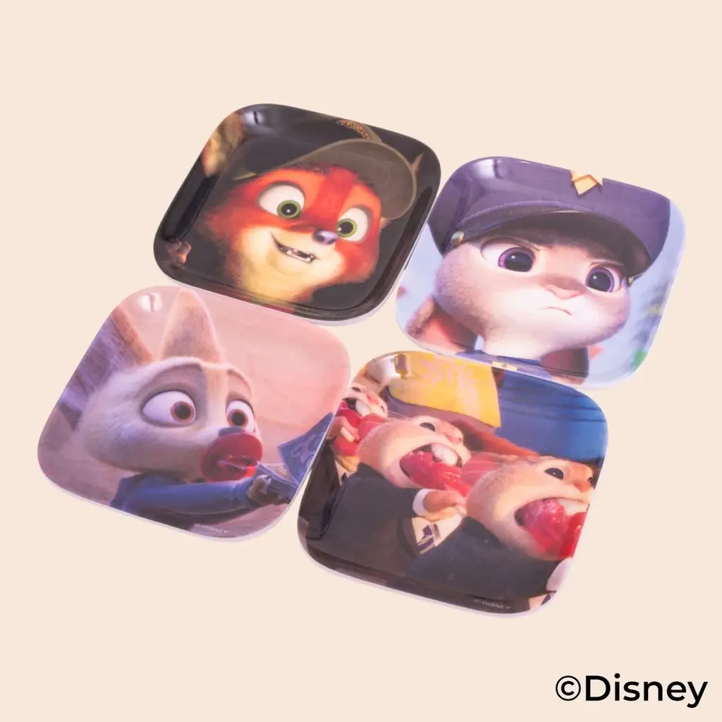 ズートピア4Pミニ皿発売